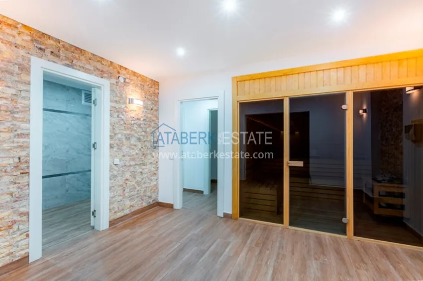 Apartament 3+1 w centrum Alanyi, plaża Keykubat - jednopoziomowy z meblami  19 