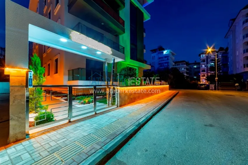 Apartament 3+1 w centrum Alanyi, plaża Keykubat - jednopoziomowy z meblami  5 
