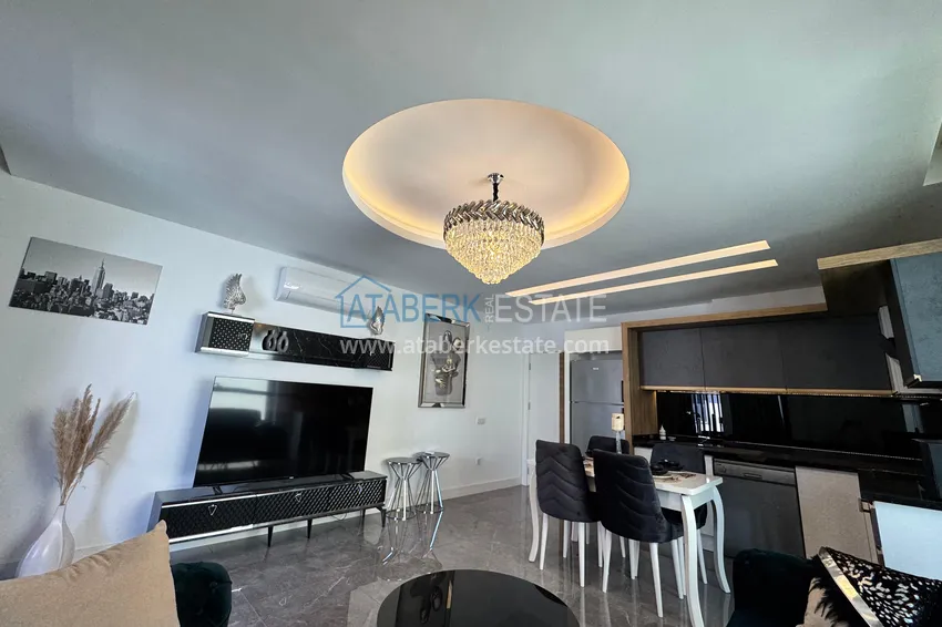 Kupuj  Apartament 3+1 w centrum Alanyi, plaża Keykubat - jednopoziomowy z meblami  6 