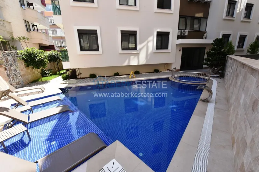 Apartament 3+1 w centrum Alanyi, plaża Keykubat - jednopoziomowy z meblami  7 