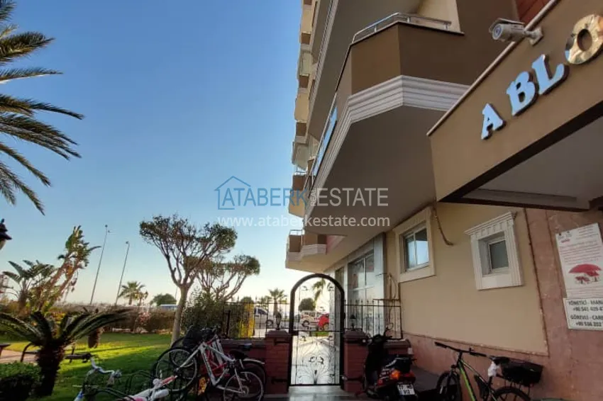 Apartament 2+1 w Mahmutlar na pierwszej linii - umeblowany i z bezpośrednim widokiem na morze  9 