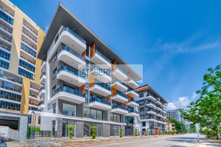 Duplex 2+1 w Mahmutlar - umeblowany i z widokiem na morze  1 