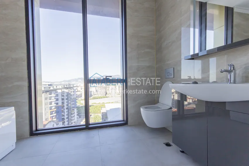 Kupuj  Elitarny dwupiętrowy penthouse 4+1 z widokiem na morze i fortecę - centrum Mahmutlar 28 