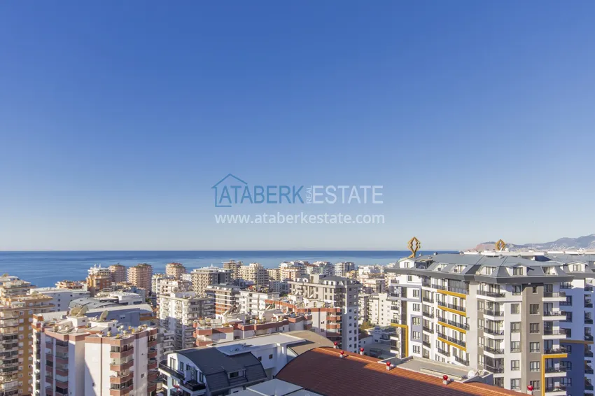 Kupuj  Elitarny dwupiętrowy penthouse 4+1 z widokiem na morze i fortecę - centrum Mahmutlar 32 