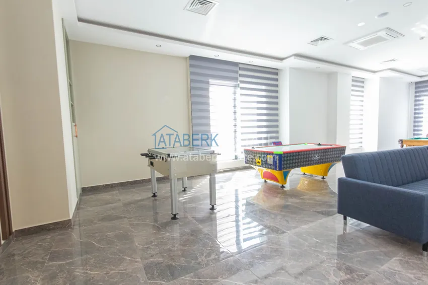 Apartament 2+1 z designerskimi meblami w kompleksie wypoczynkowym Mahmutlar, 550 m od morza 40 