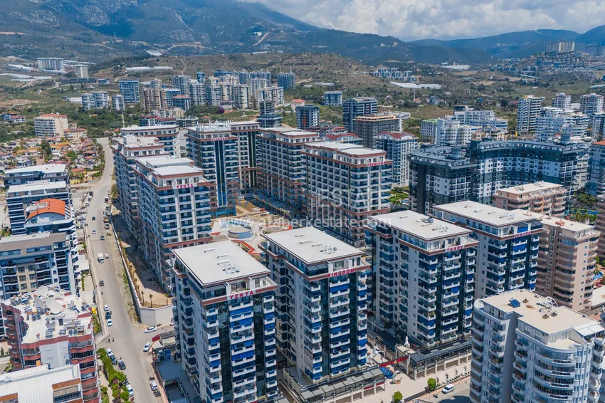 Elitarny dwupiętrowy penthouse 4+1 z widokiem na morze i fortecę - centrum Mahmutlar 5 