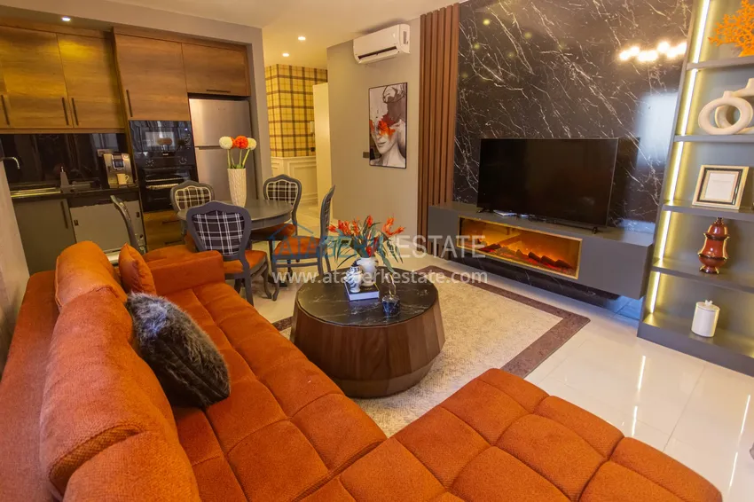 Kupuj  Apartament 2+1 z designerskimi meblami w kompleksie wypoczynkowym Mahmutlar, 550 m od morza 5 