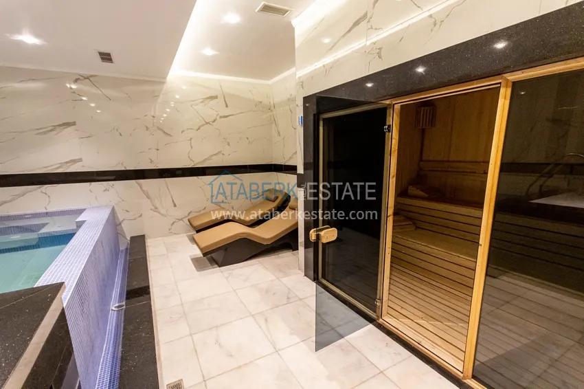 Apartament 2+1 z designerskimi meblami w kompleksie wypoczynkowym Mahmutlar, 550 m od morza 54 
