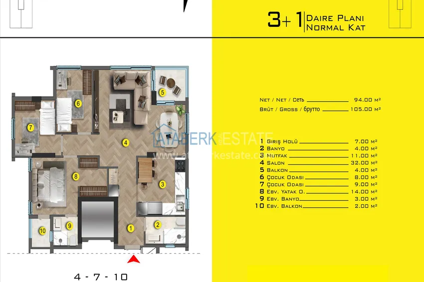 Kupuj taniej Nowy projekt od dewelopera w centrum Antalyi  4 