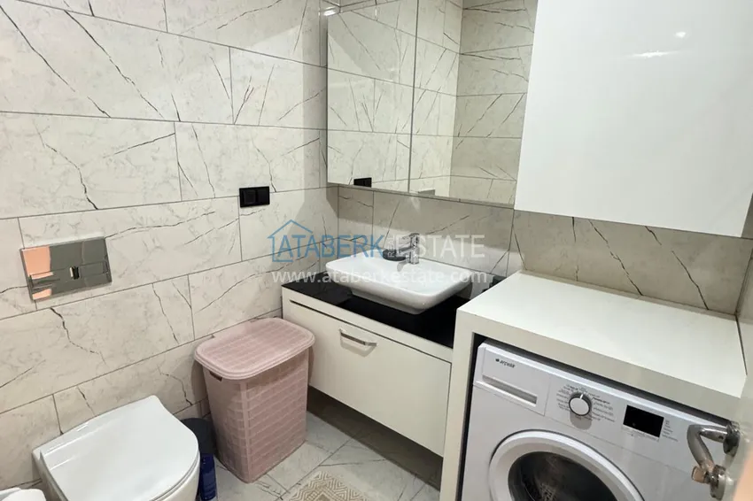 Kupuj  Apartament 1+1 75 m2 umeblowany w dzielnicy Alanya Kestel - kompleks premium nad morzem  11 