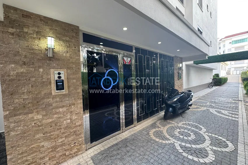 Apartament 1+1 75 m2 umeblowany w dzielnicy Alanya Kestel - kompleks premium nad morzem  13 