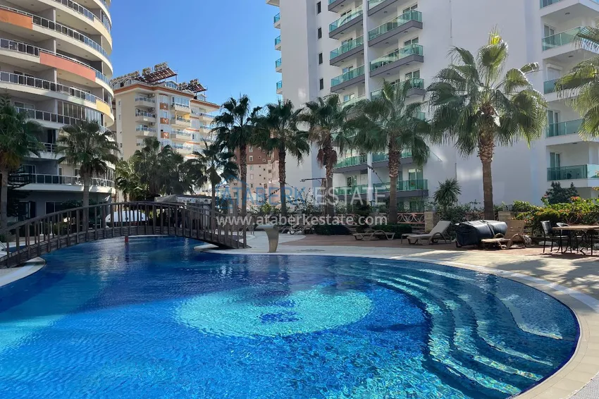 Apartament 1+1 z widokiem na morze i meblami w Cikcilli, Alanya — oferta od właściciela  6 
