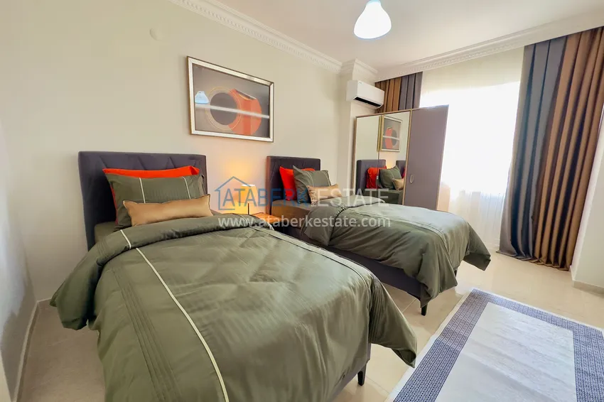 Kupuj  Apartament 2+1 z widokiem na morze i oddzielną kuchnią - 200 metrów od morza, dzielnica Mahmutlar 13 