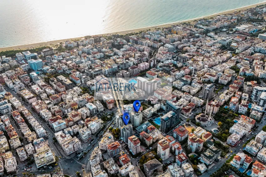 Nowy projekt mieszkaniowy poza planem w centrum Alanyi, obszar Cleopatra Beach - promocja zimowa: raty do 2,5 roku 2 