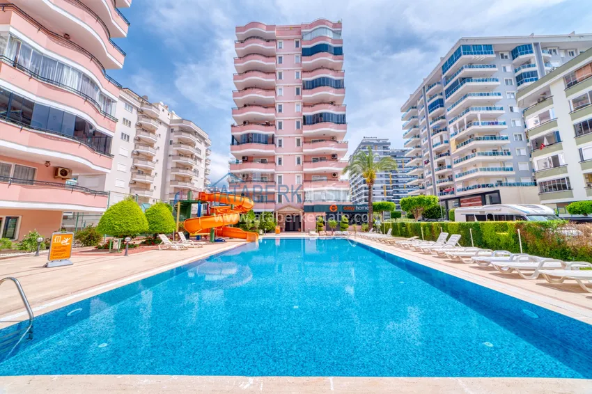 Apartament 2+1 z meblami i widokiem na morze - Mahmutlar Center  2 