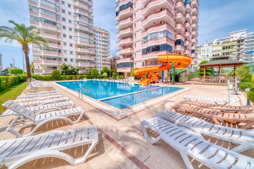 Apartament 2+1 z meblami i widokiem na morze - Mahmutlar Center  3 