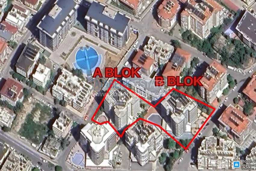 Nowy projekt mieszkaniowy poza planem w centrum Alanyi, obszar Cleopatra Beach - promocja zimowa: raty do 2,5 roku 5 