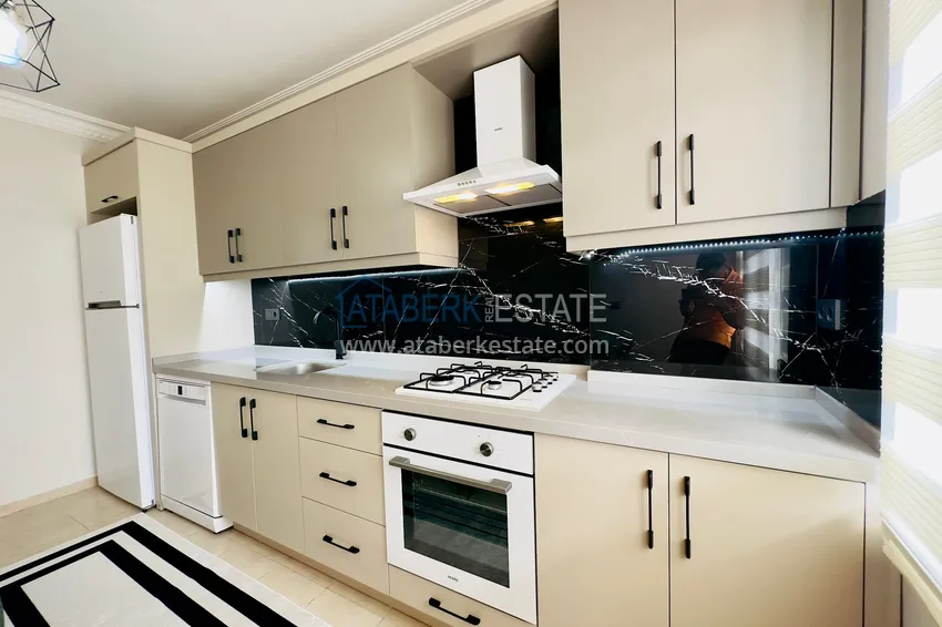 Kupuj  Apartament 2+1 z widokiem na morze i oddzielną kuchnią - 200 metrów od morza, dzielnica Mahmutlar 9 