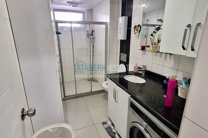 Kupuj  Apartament 2+1 w Mahmutlar — z luksusowymi meblami, przeszklonymi balkonami i widokiem na morze  17 