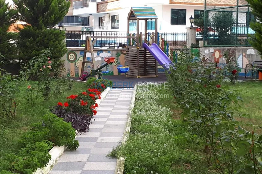 Trzypokojowe mieszkanie w Alanya, dzielnica Mahmutlar - umeblowane i z częściowym widokiem na morze   9 