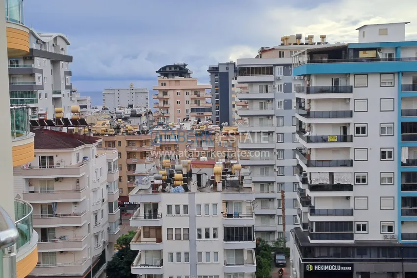 Kupuj  Trzypokojowe mieszkanie w Alanya, dzielnica Mahmutlar - umeblowane i z częściowym widokiem na morze   14 