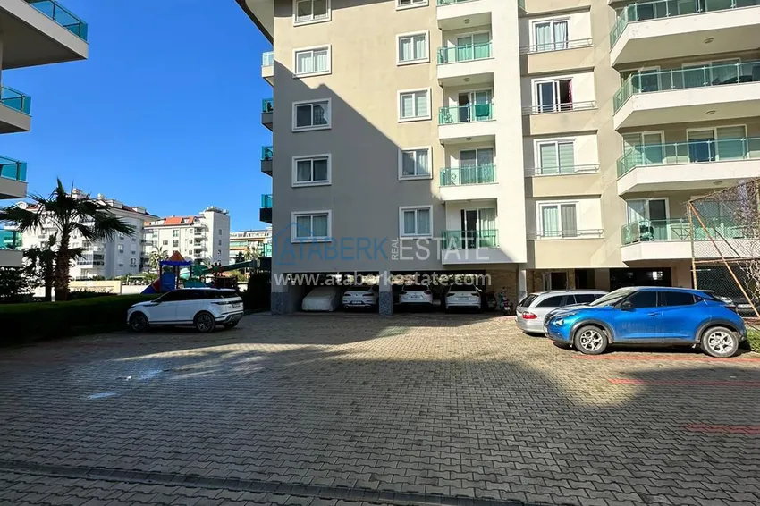 Apartament 1+1 z meblami i widokiem na morze - dzielnica Kestel, pierwsze wybrzeże  11 