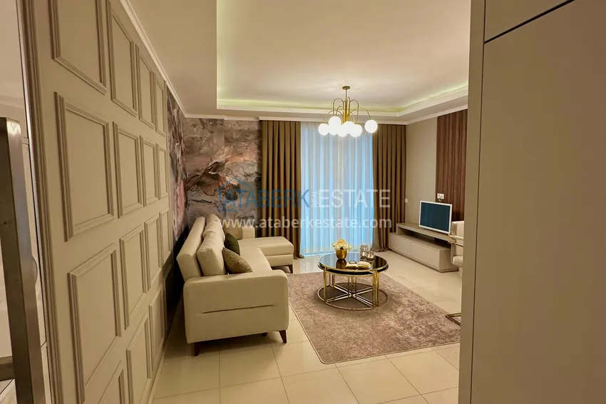 Kupuj  Apartament 1+1 z meblami i widokiem na morze - dzielnica Kestel, pierwsze wybrzeże  1 