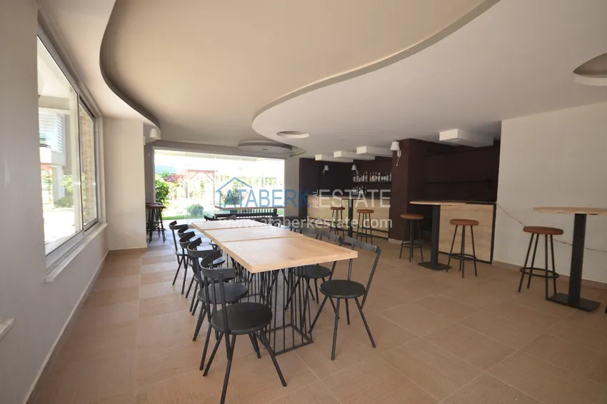 Apartament 1+1 z meblami i widokiem na morze - dzielnica Kestel, pierwsze wybrzeże  19 
