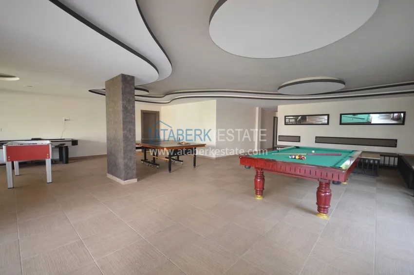 Apartament 1+1 z meblami i widokiem na morze - dzielnica Kestel, pierwsze wybrzeże  22 
