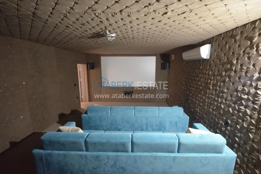 Apartament 1+1 z meblami i widokiem na morze - dzielnica Kestel, pierwsze wybrzeże  24 