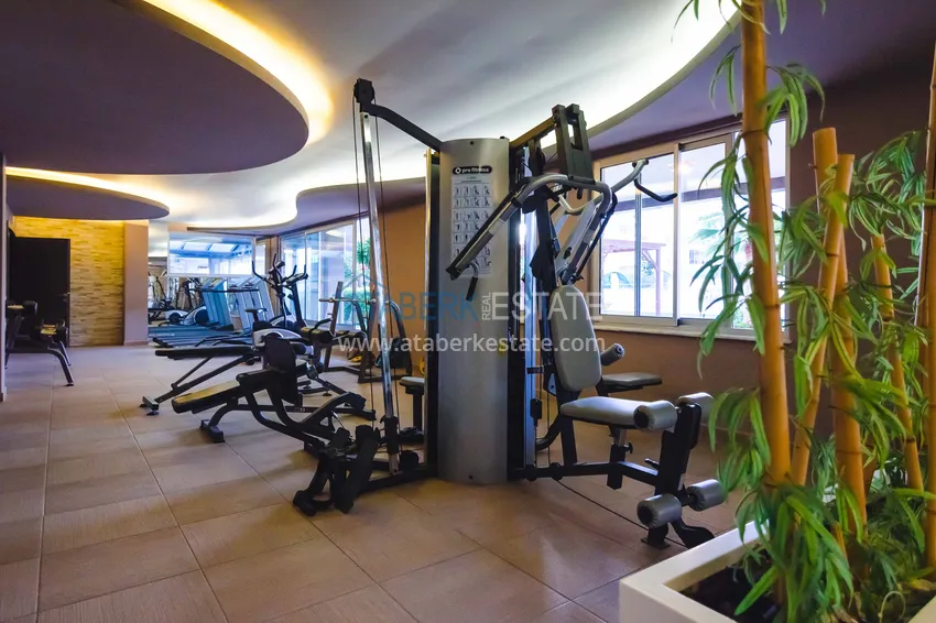 Apartament 1+1 z meblami i widokiem na morze - dzielnica Kestel, pierwsze wybrzeże  26 