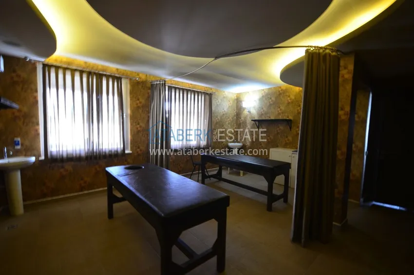 Apartament 1+1 z meblami i widokiem na morze - dzielnica Kestel, pierwsze wybrzeże  27 