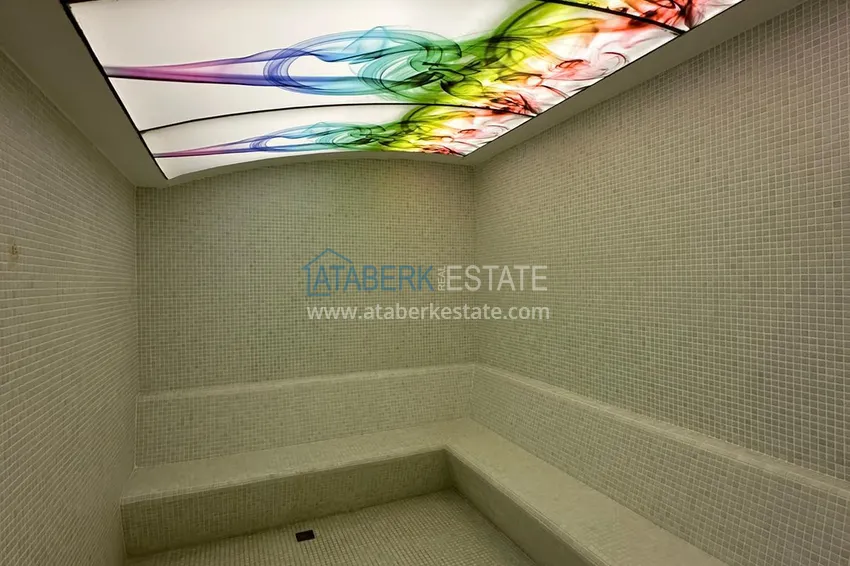 Apartament 1+1 z meblami i widokiem na morze - dzielnica Kestel, pierwsze wybrzeże  29 