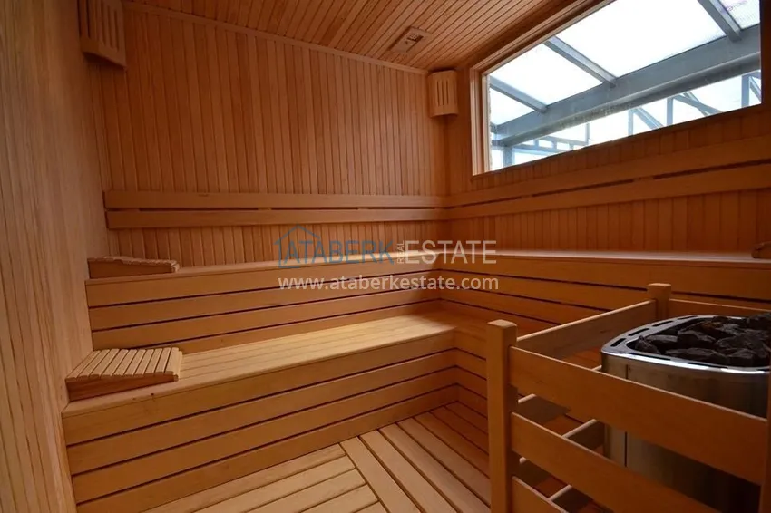 Apartament 1+1 z meblami i widokiem na morze - dzielnica Kestel, pierwsze wybrzeże  31 