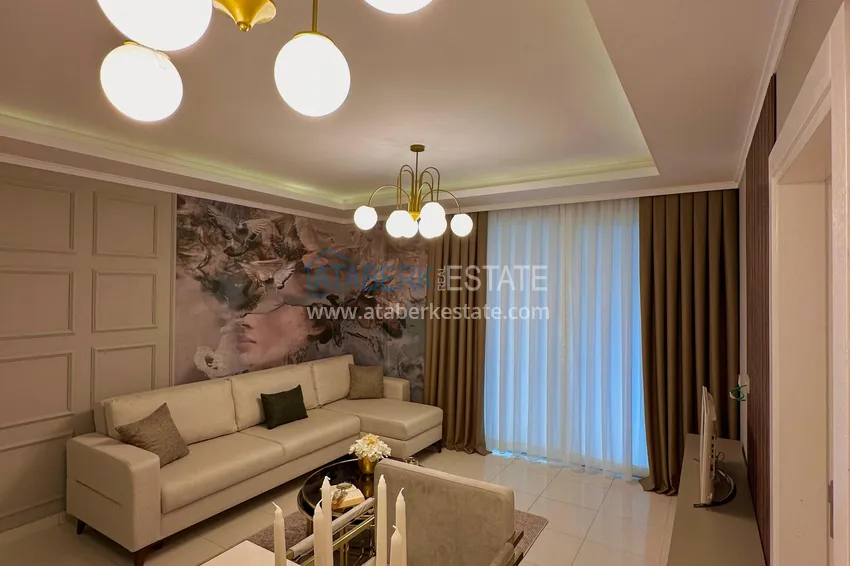 Kupuj  Apartament 1+1 z meblami i widokiem na morze - dzielnica Kestel, pierwsze wybrzeże  6 