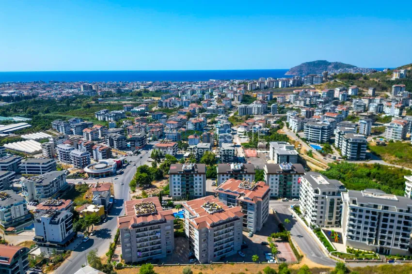 3+1 jednopoziomowe mieszkanie w Oba, Alanya - nieruchomość na zezwolenie na pobyt i obywatelstwo  2 