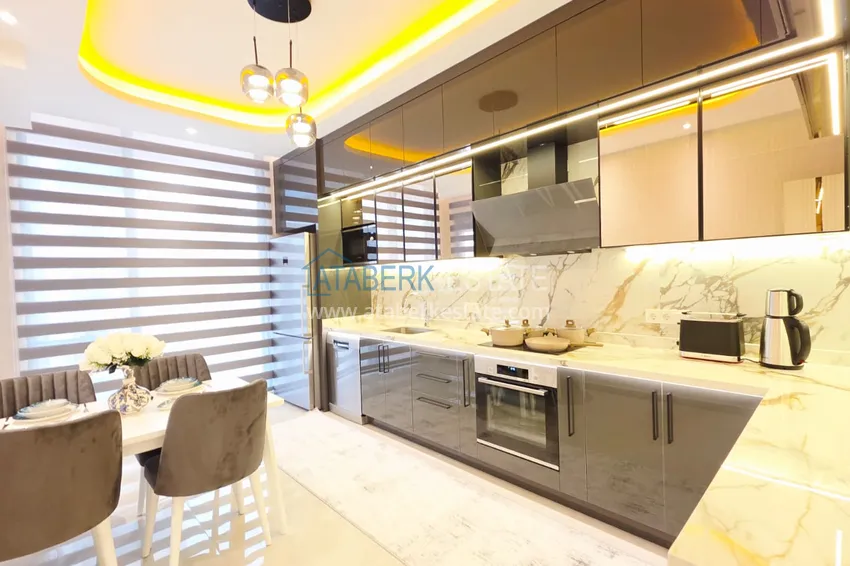 Kupuj  3+1 ultra-luksusowy apartament w centrum Mahmutlar - umeblowane, raty do 3 miesięcy 4 