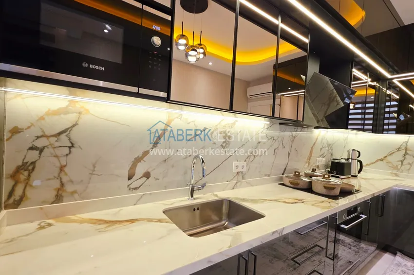 Kupuj  3+1 ultra-luksusowy apartament w centrum Mahmutlar - umeblowane, raty do 3 miesięcy 6 