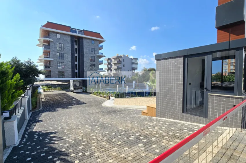 Nowy projekt kompleksu mieszkaniowego premium przy plaży w Kestel 17 