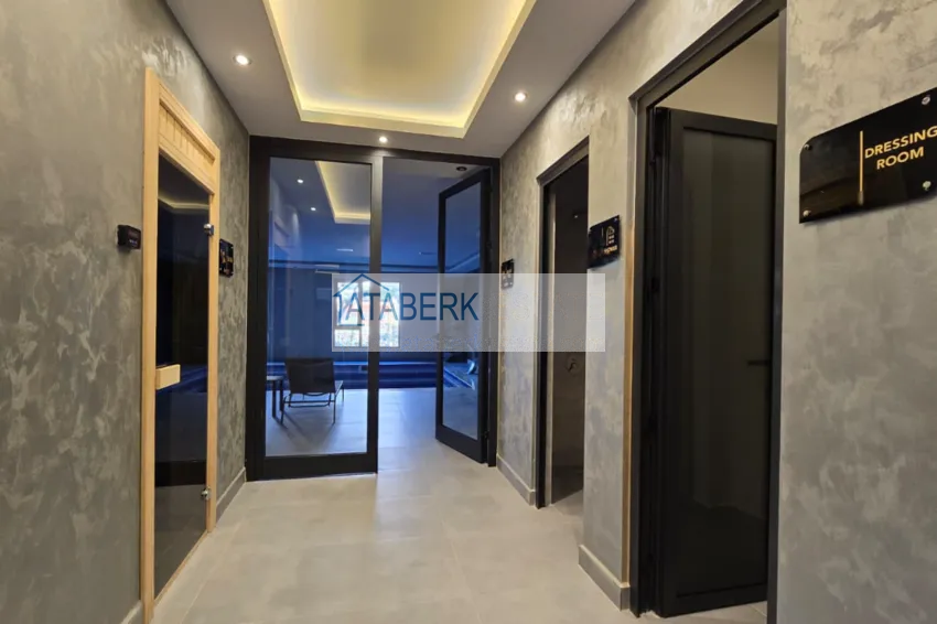Nowy projekt kompleksu mieszkaniowego premium przy plaży w Kestel 35 