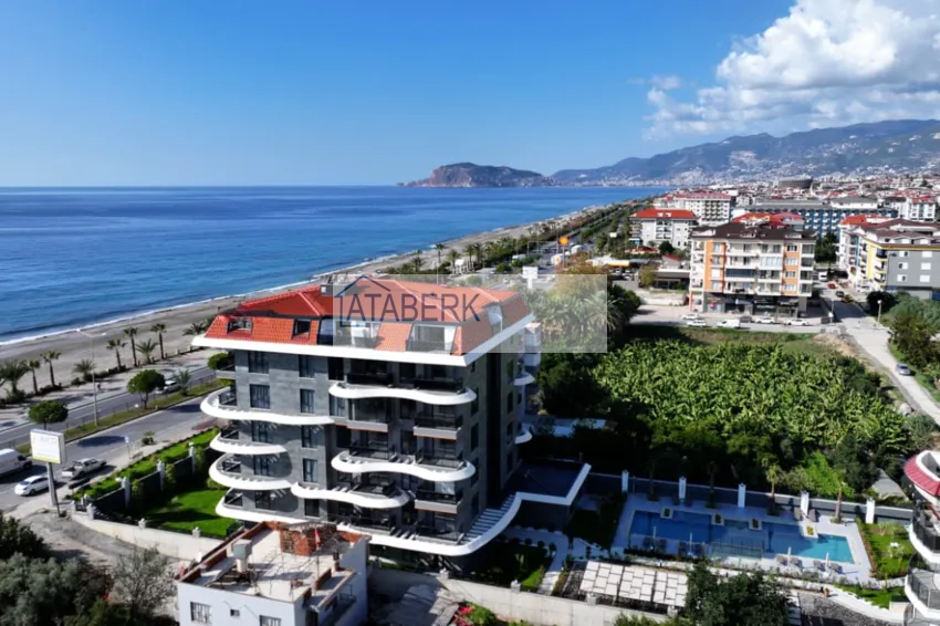 Nowy projekt kompleksu mieszkaniowego premium przy plaży w Kestel 5 