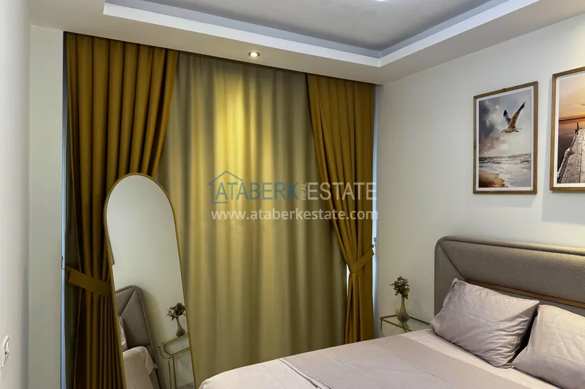 Kupuj  Dwupoziomowy penthouse do nieumeblowanego długoterminowego wynajmu w Alanya, dzielnica Kestel B22 10 