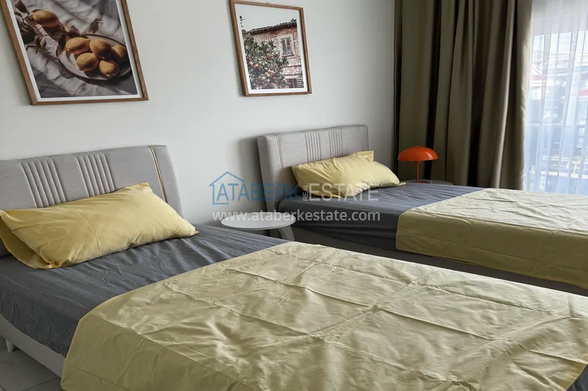 Kupuj  Dwupoziomowy penthouse do nieumeblowanego długoterminowego wynajmu w Alanya, dzielnica Kestel B22 15 