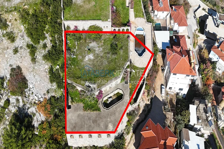 Działka budowlana w Alanya, dzielnica Tepe z panoramicznym widokiem 3 