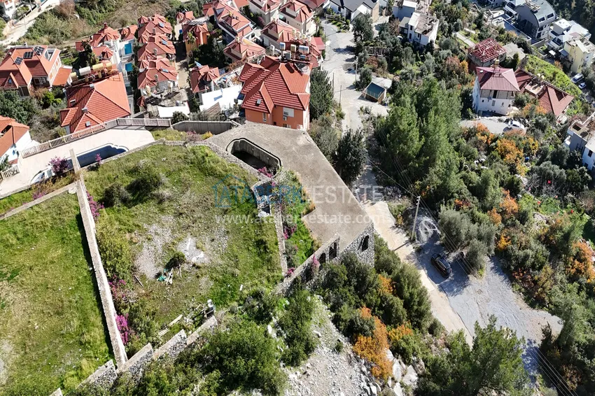 Działka budowlana w Alanya, dzielnica Tepe z panoramicznym widokiem 4 