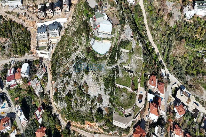 Działka budowlana w Alanya, dzielnica Tepe z panoramicznym widokiem 5 