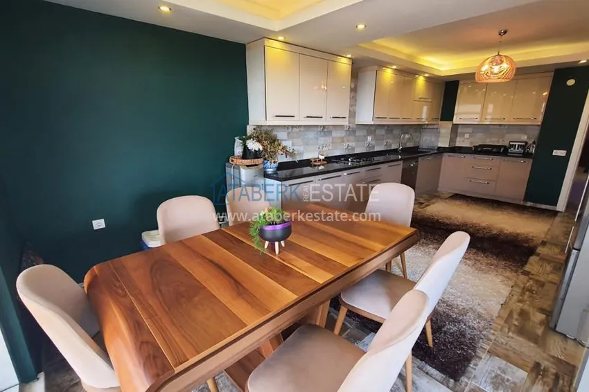 Kupuj  Dwupoziomowy penthouse 5+2 w okolicy Oba — umeblowany, odpowiedni dla obywatelstwa 3 