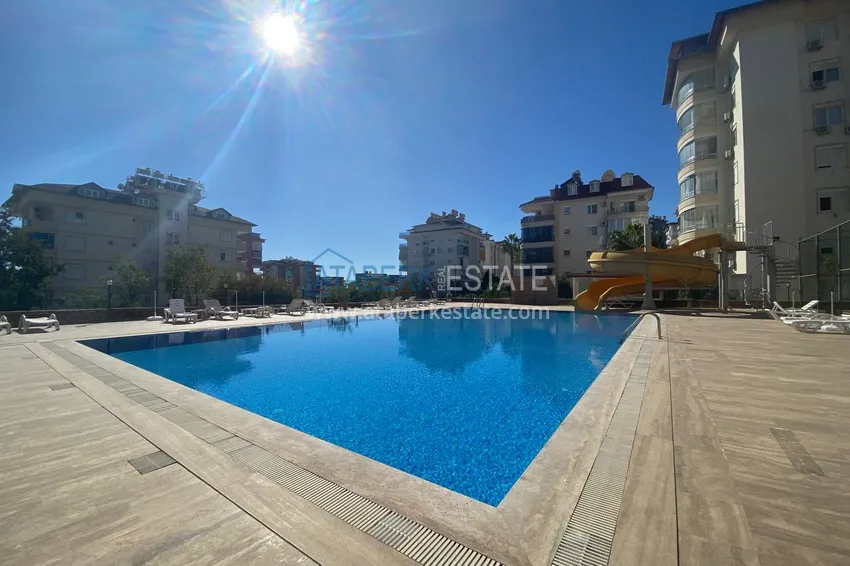 Jednopokojowy apartament z meblami w dzielnicy Cikcilli, Alanya 4 