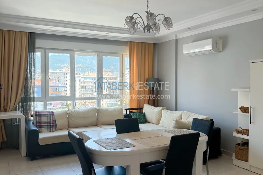 Kupuj  Apartament 2+1 w Tosmur - umeblowany, z widokiem na morze i góry, odpowiedni na zezwolenie na pobyt 10 
