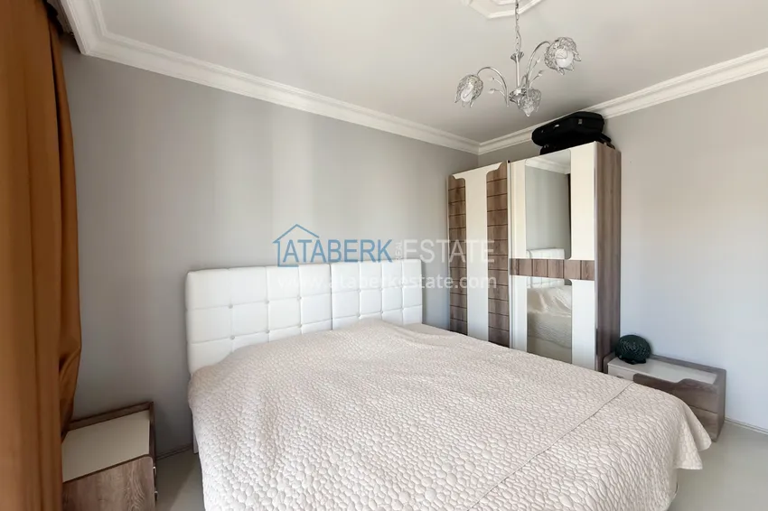 Kupuj  Apartament 2+1 w Tosmur - umeblowany, z widokiem na morze i góry, odpowiedni na zezwolenie na pobyt 14 